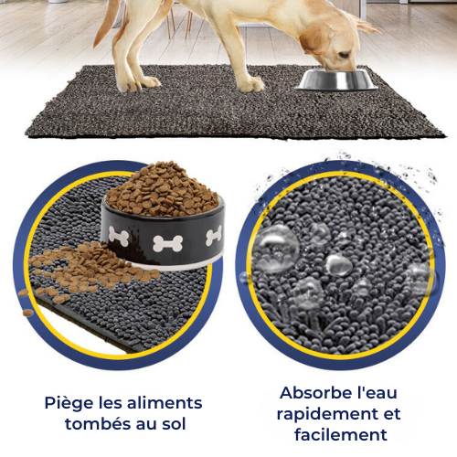 Tapis absorbant et antidérapant pour chiens